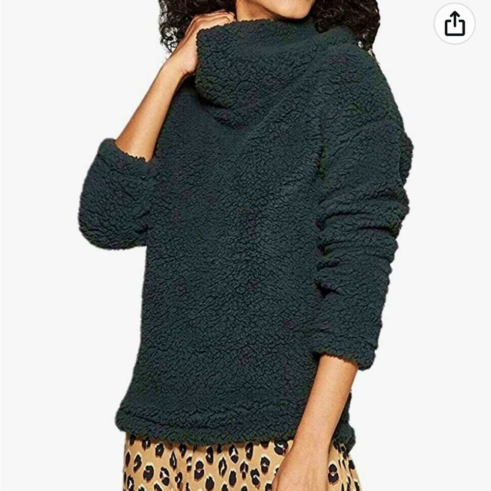 Sherpa Turtleneck Sweater